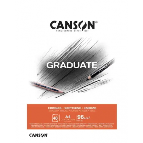 BL CANSON GRADUATE CROQUIS 96G A4 40F