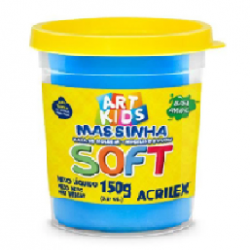 MASSA DE MODELAR SOFT ACRILEX 150GRS AZUL