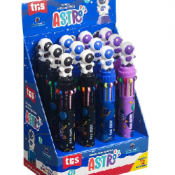 CANETA ESF TRIS ASTRO 1.0 10 CORES