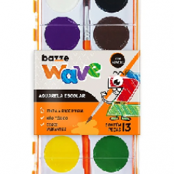 AQUARELA BAZZE 12 CORES AQUARELA BAZZE 12 CORES