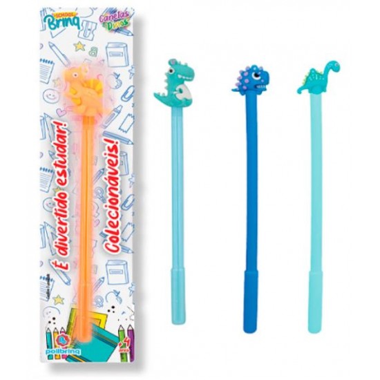 Caneta Divertida Dino Caneta Divertida Dino