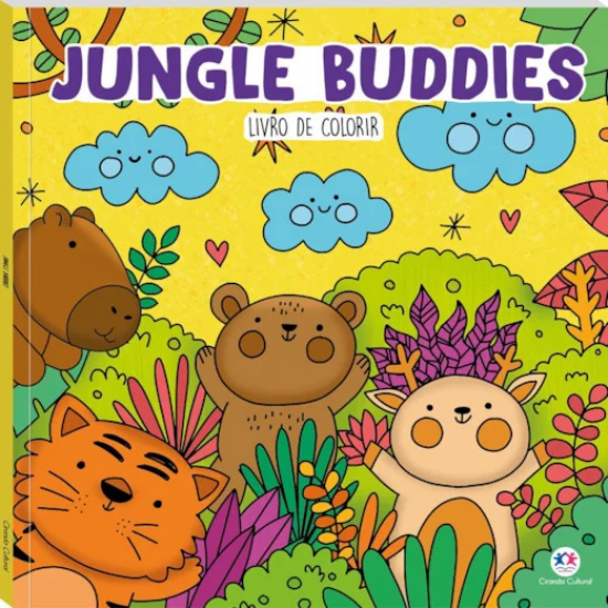 Livro de Colorir Animais da Selva – Ilustrações para Relaxar, Pintar e se Divertir com a Família Livro de Colorir Animais da Selva – Ilustrações para Relaxar, Pintar e se Divertir com a Família