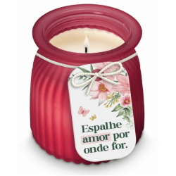 Vela Aromática Canelada com Mensagem – Aromas Sortidos e Design Elegante