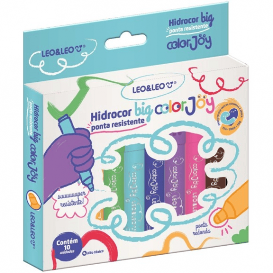 Canetinha Jumbo Color Joy Leonora – Diversão em cores vibrantes! Canetinha Jumbo Color Joy Leonora – Diversão em cores vibrantes!