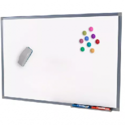 QUADRO BRANCO MAGNETICO OFFICE ALUMINIO 70 X 50 STALO QUADRO BRANCO MAGNETICO OFFICE ALUMINIO 70 X 50 STALO