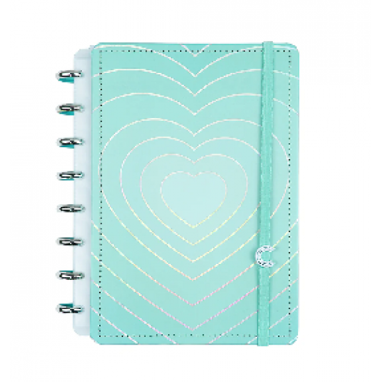 CADERNO INTELIGENTE TURQUOISE LOVE - MEDIO CADERNO INTELIGENTE TURQUOISE LOVE - MEDIO