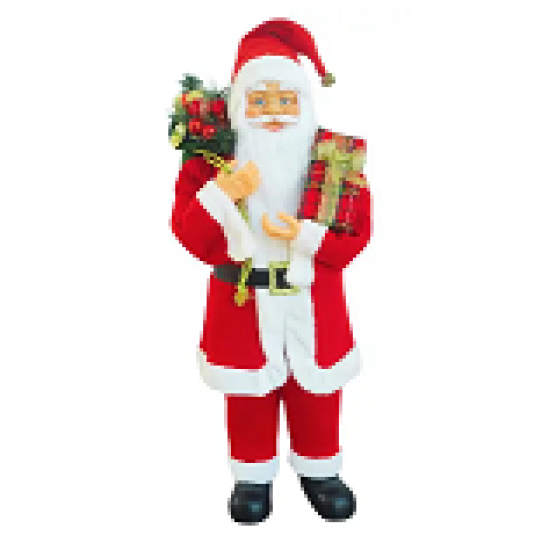 TLJ8134 ENFEITE PAPAI NOEL EM PE SACO/PRESENTE 90CM TLJ8134 ENFEITE PAPAI NOEL EM PE SACO/PRESENTE 90CM