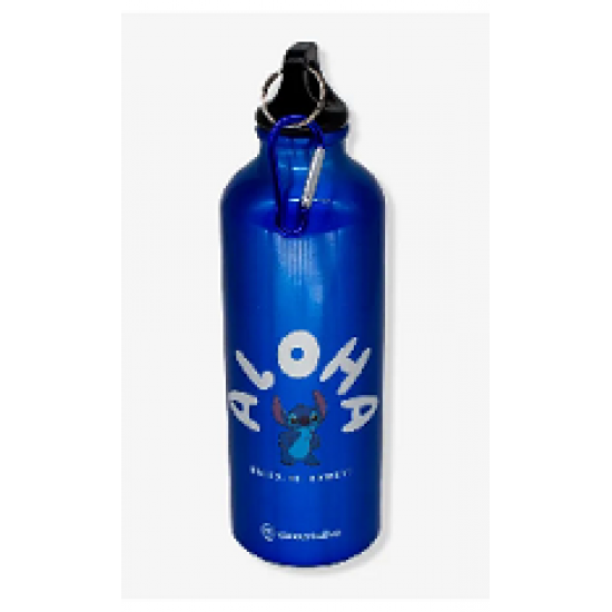 GARRAFA DE ALUMINIO 500ML C/MOSQUETAO STITCH ALOHA GARRAFA DE ALUMINIO 500ML C/MOSQUETAO STITCH ALOHA