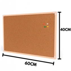 QUADRO DE AVISO CORTICA MADEIRA PINUS NEO 60 X 40CM STALO QUADRO DE AVISO CORTICA MADEIRA PINUS NEO 60 X 40CM STALO
