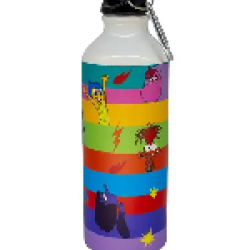 GARRAFA DE ALUMINIO 500ML C/MOSQUETAO DIVERTIDAMENTE GARRAFA DE ALUMINIO 500ML C/MOSQUETAO DIVERTIDAMENTE