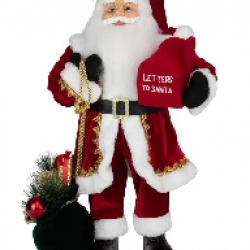 NOEL C/CAIXA CARTAS VM/BCO 60CM NOEL C/CAIXA CARTAS VM/BCO 60CM