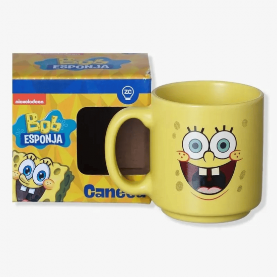 CANECA MINI TINA 100ML BOB ESPONJA CANECA MINI TINA 100ML BOB ESPONJA
