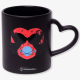 CANECA MAGIC CORACAO 300ML STITCH E ANGEL NAMORADOS PRETA CANECA MAGIC CORACAO 300ML STITCH E ANGEL NAMORADOS PRETA