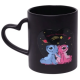 CANECA MAGIC CORACAO 300ML STITCH E ANGEL NAMORADOS PRETA CANECA MAGIC CORACAO 300ML STITCH E ANGEL NAMORADOS PRETA