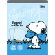 Caderno Colado Papel de Carta Snoopy 50 Folhas – Tilibra Caderno Colado Papel de Carta Snoopy 50 Folhas – Tilibra