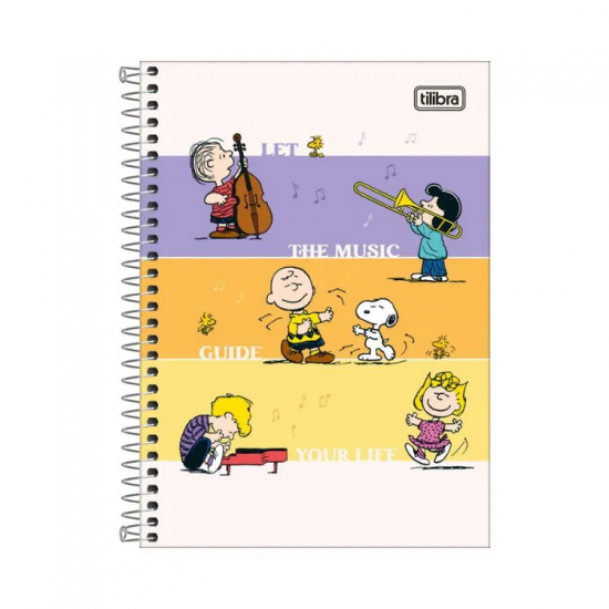 Caderno Espiral Capa Dura 1/4 Snoopy 80 Folhas – Tilibra Caderno Espiral Capa Dura 1/4 Snoopy 80 Folhas – Tilibra