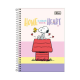 Caderno Espiral Capa Dura 1/4 Snoopy 80 Folhas – Tilibra Caderno Espiral Capa Dura 1/4 Snoopy 80 Folhas – Tilibra