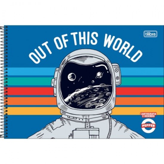 Caderno de Cartografia e Desenho Espiral Capa Dura Pepper 80 Folhas – Tilibra Caderno de Cartografia e Desenho Espiral Capa Dura Pepper 80 Folhas – Tilibra