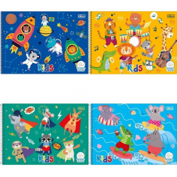 Caderno Espiral Cartografia e Desenho Capa Dura 96 Folhas – Sapeca Kids / Tilibra