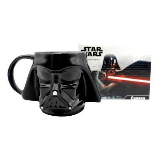 CANECA FORMATO 3D 500ML DARTH VADER CANECA FORMATO 3D 500ML DARTH VADER