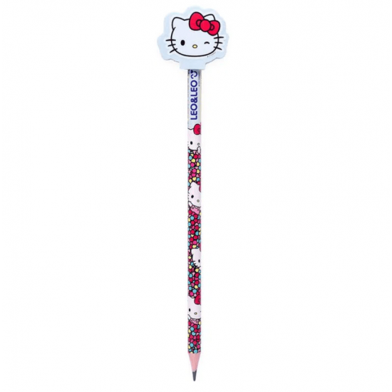 Lápis HB com Borracha Hello Kitty – Estilo e fofura para sua escrita!