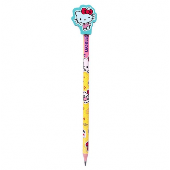 Lápis HB com Borracha Hello Kitty – Estilo e fofura para sua escrita!