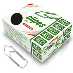 CLIPS 2/0 AÇO NIQUELADO C/100 CLIPS 2/0 AÇO NIQUELADO C/100