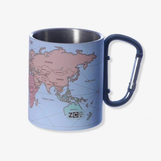 Caneca Mosquetão 300ml - Viajar é ter novas histórias Caneca Mosquetão 300ml - Viajar é ter novas histórias