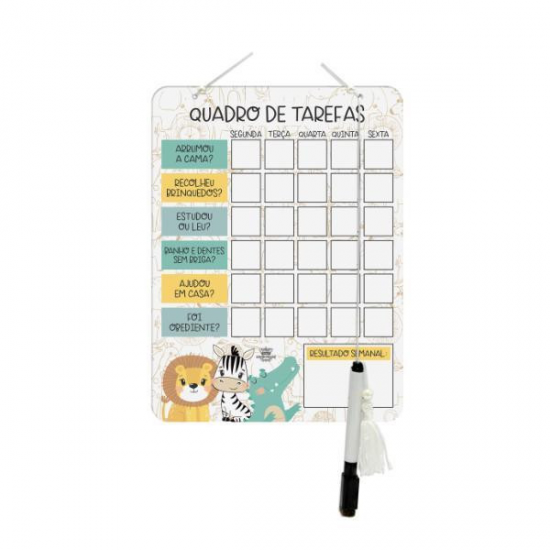 Quadro de Tarefas Zoo | Organização Divertida para Crianças Quadro de Tarefas Zoo | Organização Divertida para Crianças