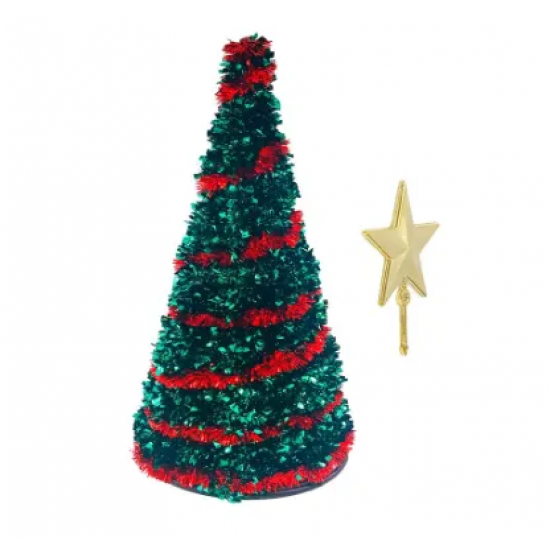Árvore de Natal Festão c/ Estrela 50 cm em Plástico - Multiart