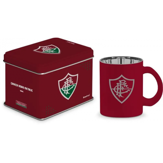 CANECA VIDRO DIAMOND METALIC LATA FLUMINENSE CANECA VIDRO DIAMOND METALIC LATA FLUMINENSE