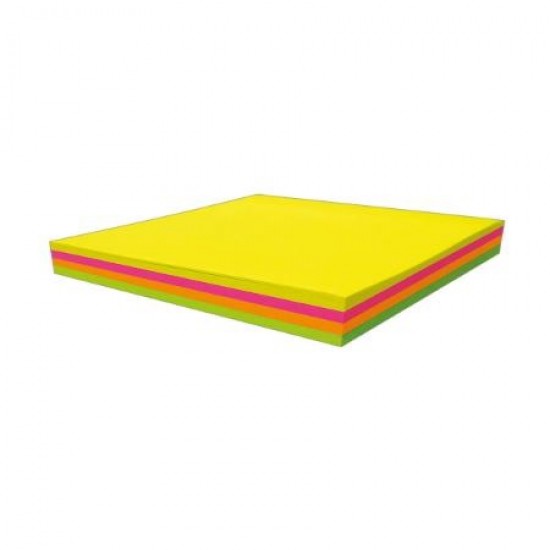 Bloco Adesivo Tili Notes Neon 4 Cores – Destque vibrante para suas anotações
