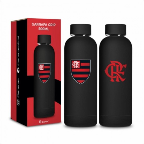 GARRAFA TERMICA GRIP 500ML FLAMENGO EMBORRACHADO TIMES
