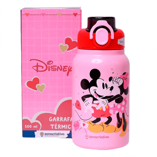 GARRAFA JUPITER 500ML MICKEY E MINNIE NAMORADOS GARRAFA JUPITER 500ML MICKEY E MINNIE NAMORADOS
