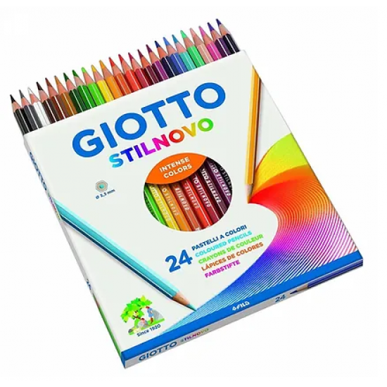 LAPIS DE COR GIOTTO STILNOVO 24 CORES LAPIS DE COR GIOTTO STILNOVO 24 CORES