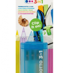 APONTADOR GIOTTO 3IN1 BLISTER