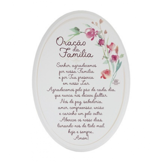 Quadro Decorativo Oração da Família Quadro Decorativo Oração da Família
