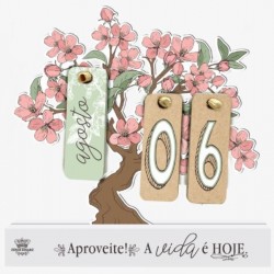 Calendário Permanente “Aproveite a Vida” – Cerejeira Calendário Permanente “Aproveite a Vida” – Cerejeira