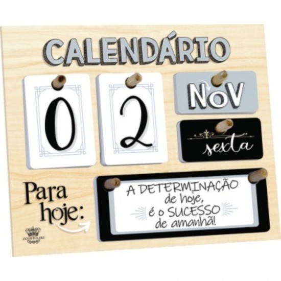 Calendário Permanente “Para Hoje: A Determinação” – Mesa