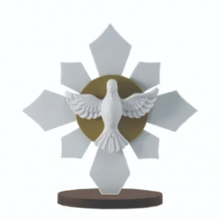 nfeite de Mesa Espírito Santo | Decoração Religiosa com Elegância