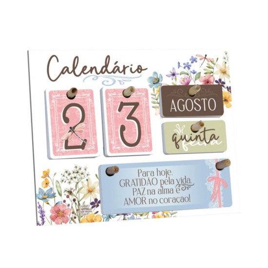 Calendário Permanente Raminho – Mesa