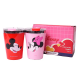 Kit Copo de Viagem Mickey e Minnie Namorados