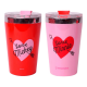 Kit Copo de Viagem Mickey e Minnie Namorados