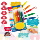 GIZ DE BANHO TRIS TOY CART 5UN + ESPONJA GIZ DE BANHO TRIS TOY CART 5UN + ESPONJA