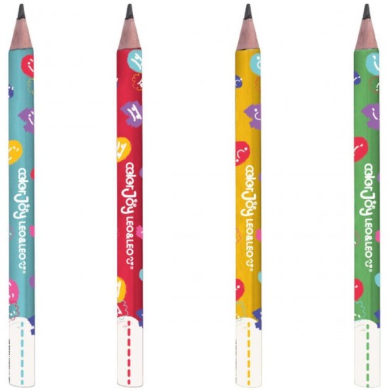 Lápis Preto Decorado Color Joy HB Big Triangular Lápis Preto Decorado Color Joy HB Big Triangular