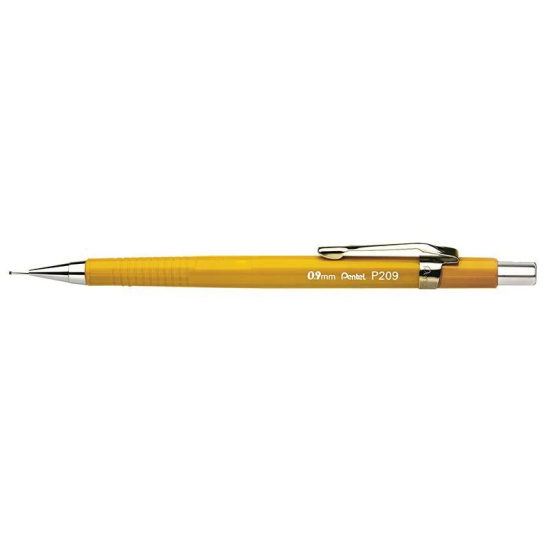 Lapiseira Pentel Sharp P209 0.9mm Amarela – Resistência e Desempenho Lapiseira Pentel Sharp P209 0.9mm Amarela – Resistência e Desempenho
