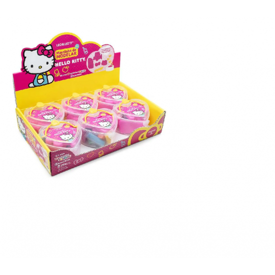 MASSINHA DE MODELAR CORACAO HELLO KITTY KIT C/ 175G 7 CORES + 5 MOLDES MASSINHA DE MODELAR CORACAO HELLO KITTY KIT C/ 175G 7 CORES + 5 MOLDES