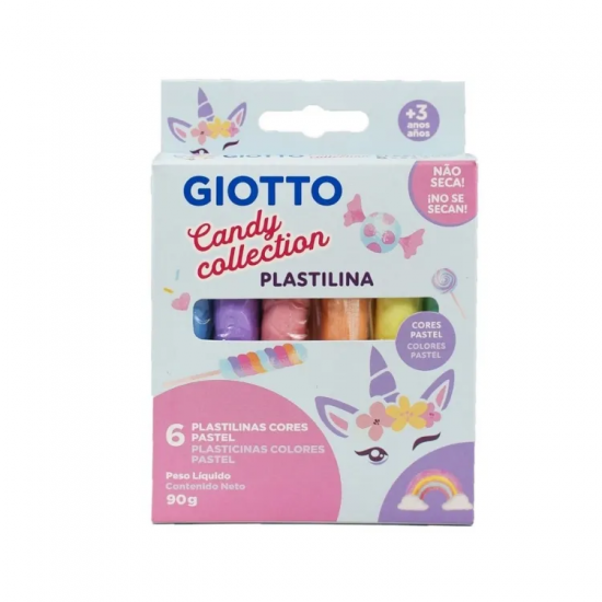Massa de Modelar Plastilina Candy Collection – Giotto