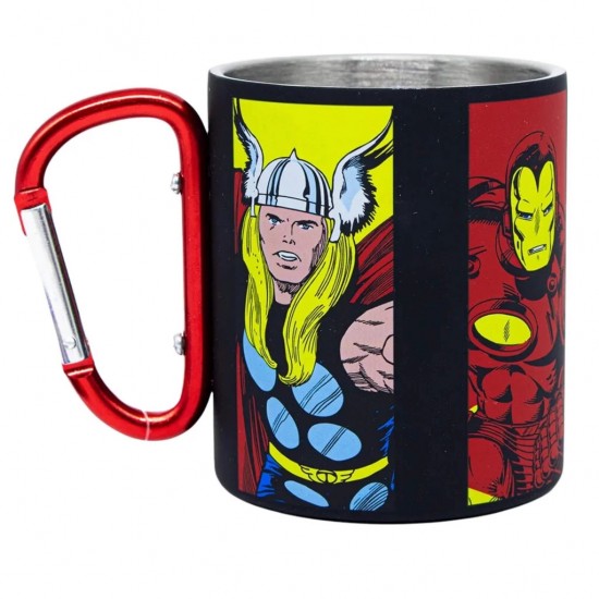 Caneca Mosquetão Marvel Comics 300 ml Caneca Mosquetão Marvel Comics 300 ml
