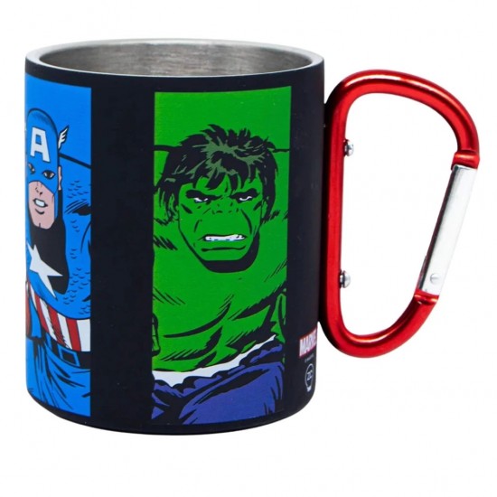 Caneca Mosquetão Marvel Comics 300 ml Caneca Mosquetão Marvel Comics 300 ml